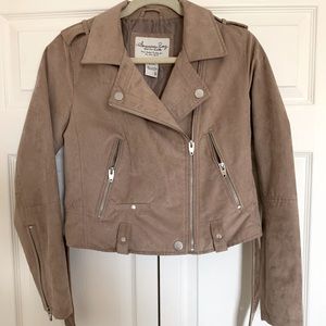 Suede American Rag Bomber Sz small